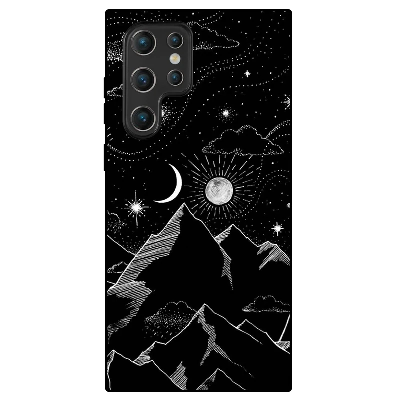 کاور مگافون طرح کوه مدل 8078 مناسب برای گوشی موبایل سامسونگ Galaxy S22 Ultra 5G
