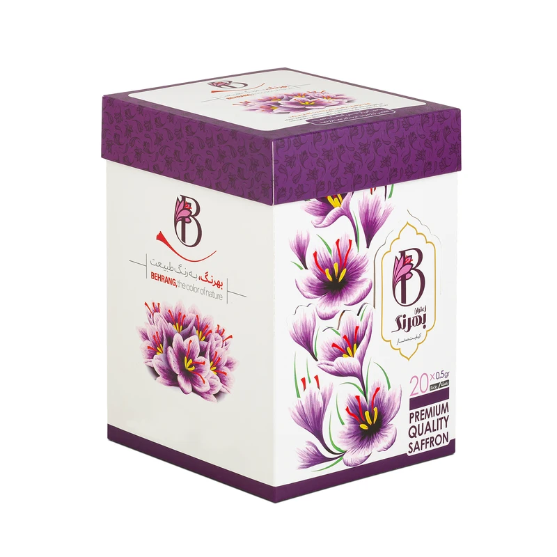 زعفران بهرنگ - 0.5 گرم بسته 20 عددی