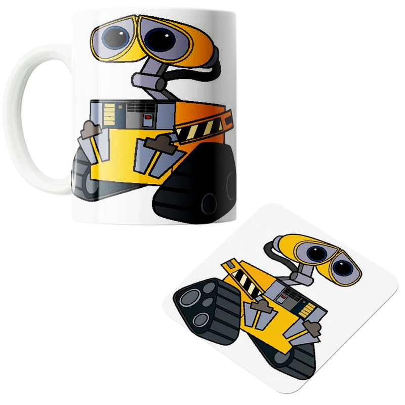 ماگ پاد آفرین مدل وال ایی کد z102 به همراه زیر لیوانی