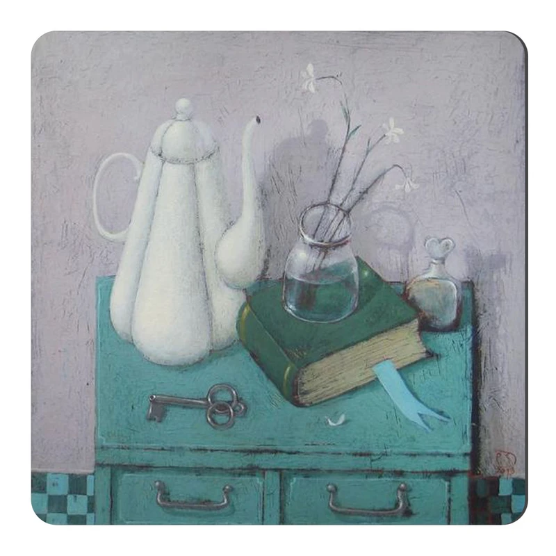 	 مگنت طرح قوری، کتاب و گل کد wmg3827 