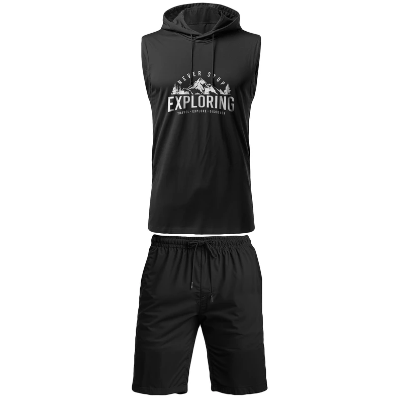 ست تاپ و شلوارک مردانه مدل 14020826a