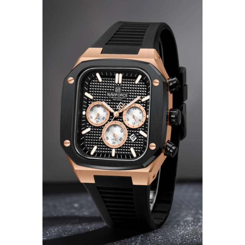 ساعت مچی عقربهای مردانه نیوی فورس مدل کرنوگراف کد NF 8037BRB ساعت مچی عقربهای مردانه نیوی فورس مدل کرنوگراف کد NF 8037BRB