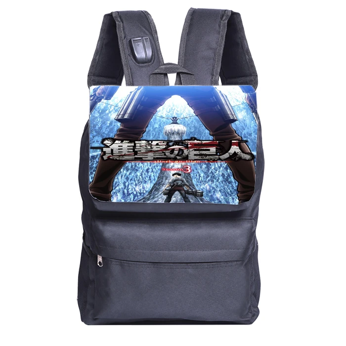 کوله پشتی طرح انیمه Attack on Titan کد 53