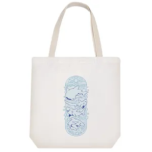 ساک خرید خندالو مدل کوسه و اقیانوس کد 8987