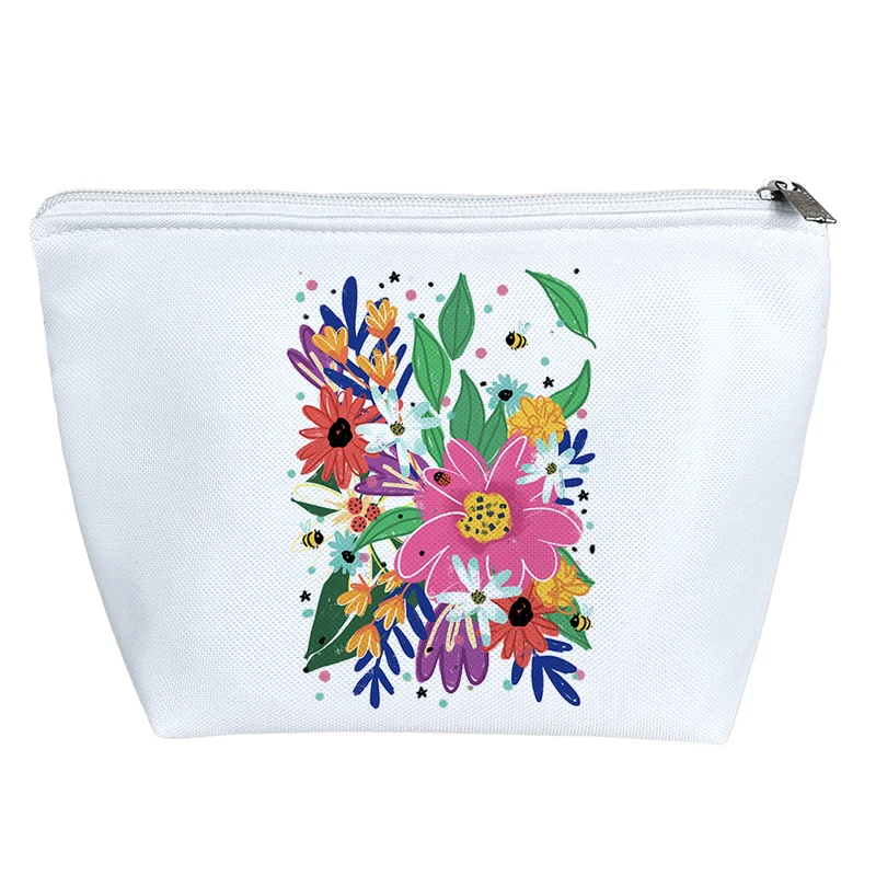 کیف لوازم آرایش دخترانه خندالو مدل گل کد H1271