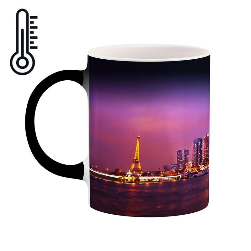 ماگ حرارتی کاکتی مدل شهر پاریس کد mgh11281