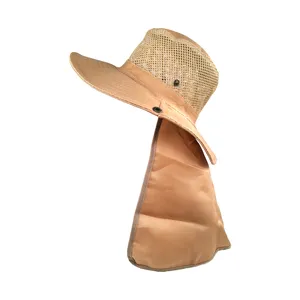 کلاه آفتابگیر مدل کابویی پشت دار کد 1932