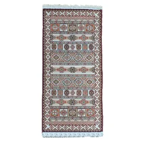 گلیم ماشینی پژمان طرح ترکمن