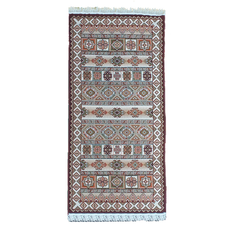 گلیم ماشینی پژمان طرح ترکمن