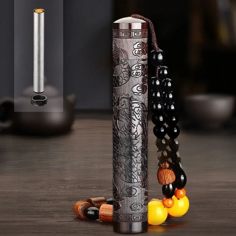 فندک برقی مدل چوبی