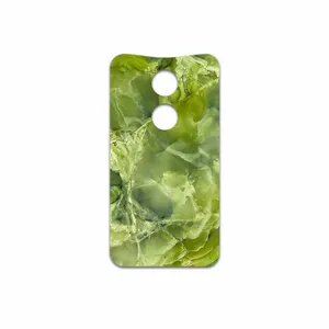 MAHOOT Green Crystal Marble Cover Sticker for Motorola Moto X 2014