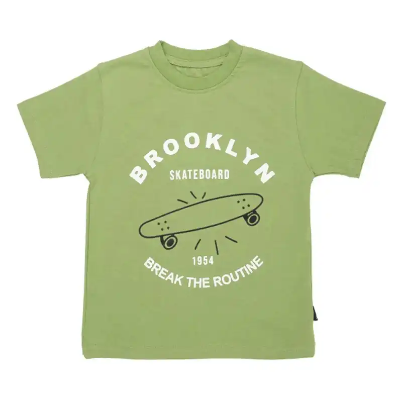 ست تی شرت و شلوارک پسرانه مدل MDSS-CG4769