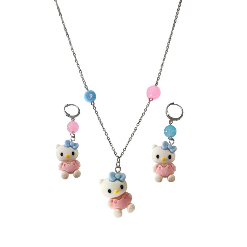 نیم ست دخترانه مدل کیتی بچه گانه