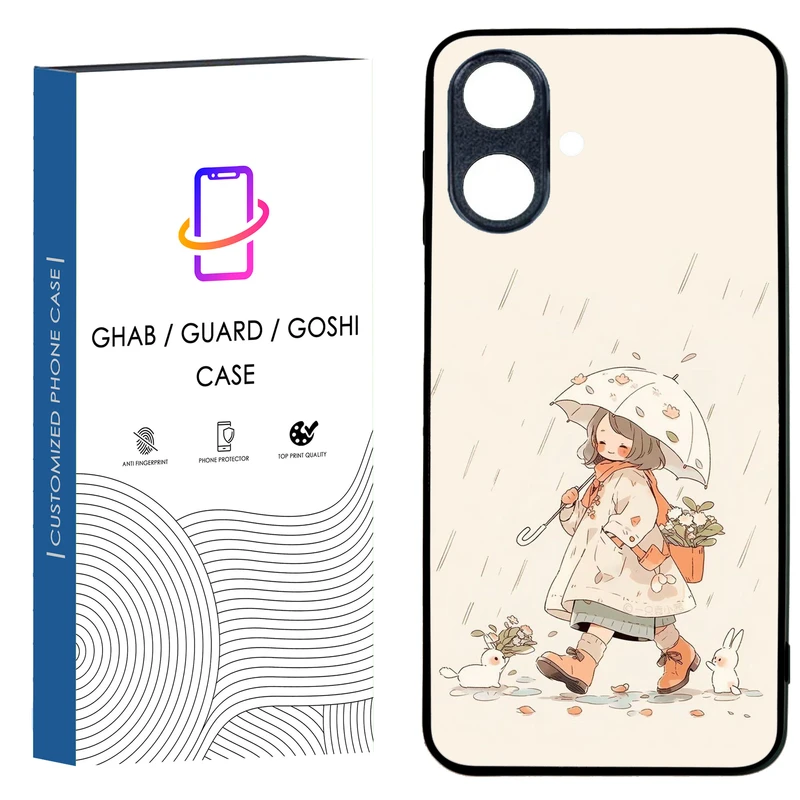 کاور قاب گارد گوشی طرح دخترانه کد 4 - TPU مناسب برای گوشی موبایل سامسونگ Galaxy A06