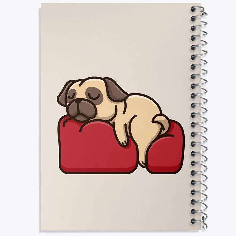 دفتر مشق 100 برگ خندالو طرح حیوانات بامزه سگ کد 28211