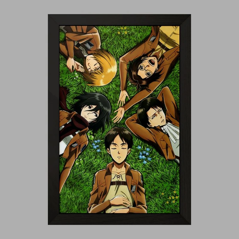 تابلو خندالو مدل انیمه اتک آن تایتان Attack on Titan کد 4843