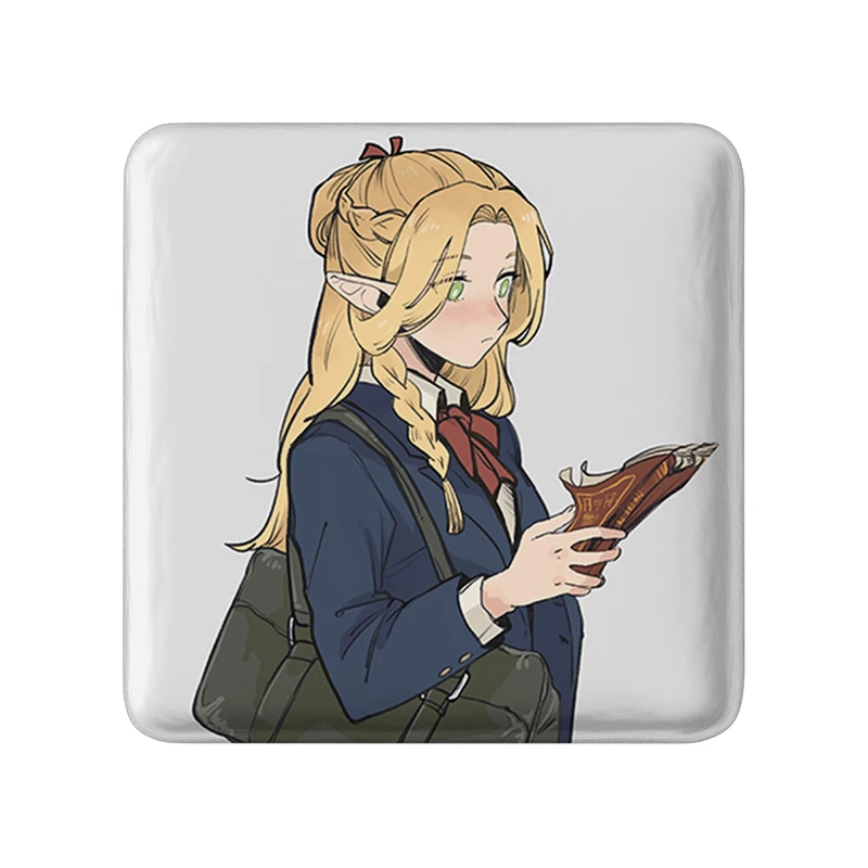 مگنت خندالو طرح مارسیل انیمه خوشمزه در سیاه چال مدل مربعی کد 35917