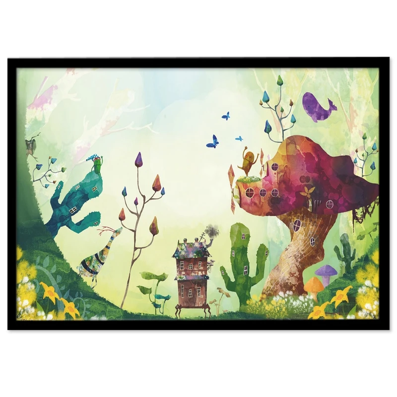 تابلو
کودک بکلیت طرح نقاشی کودکانه مدل B-S945