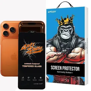 Epicoy Antistatic Dustproof Glass Screen Protector For Apple iPhone 17 Pro / 17 / 16 Pro