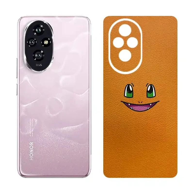 برچسب پوششی ریمکس مدل Cover طرح چارمندر پوکمون مناسب برای گوشی موبایل آنر Honor 200 / 200 