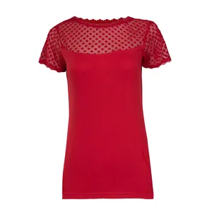 بلوز آستین کوتاه زنانه کد 1906