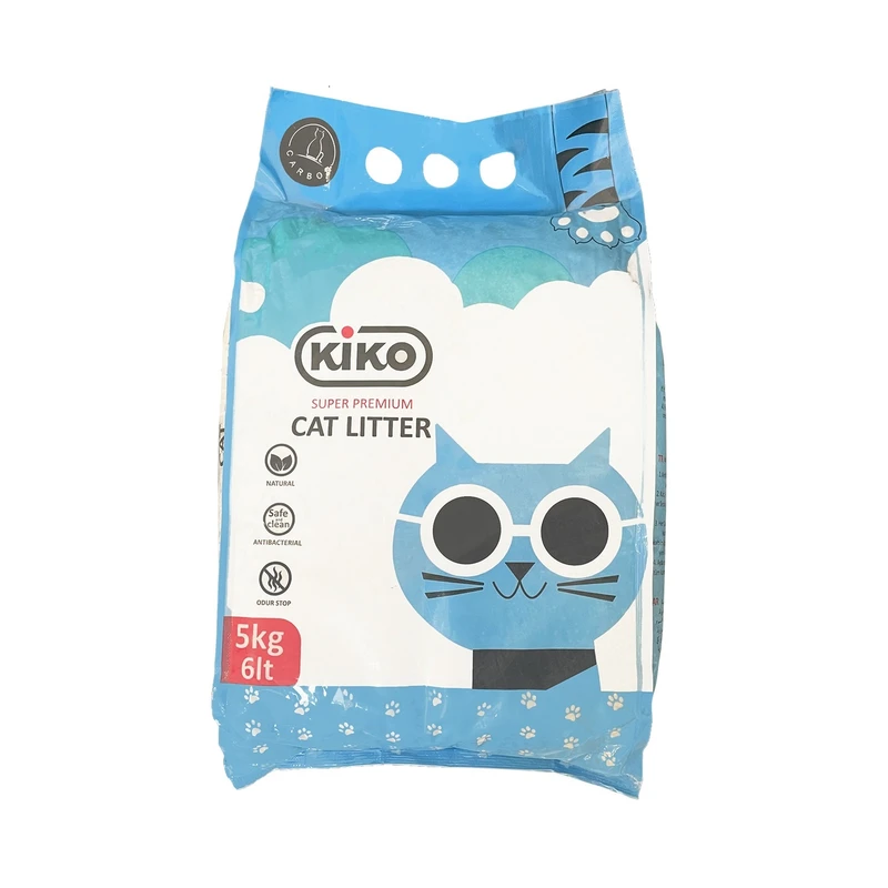 خاک گربه کیکو مدل Super Premium کربن دار وزن 5 کیلوگرم