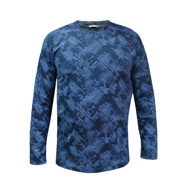 تی‌شرت آستین بلند مردانه مدل آگرین کد A1014