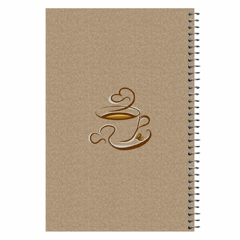 دفتر مشق 80 برگ سیمی مدل کافی کد m9