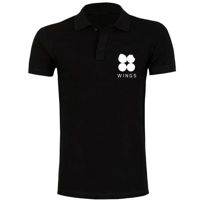 پولوشرت آستین کوتاه مردانه مدل EE29 رنگ مشکی