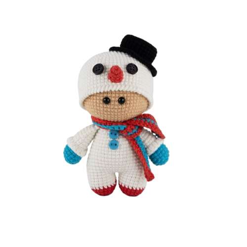 عروسک بافتنی مدل روسی کد 1