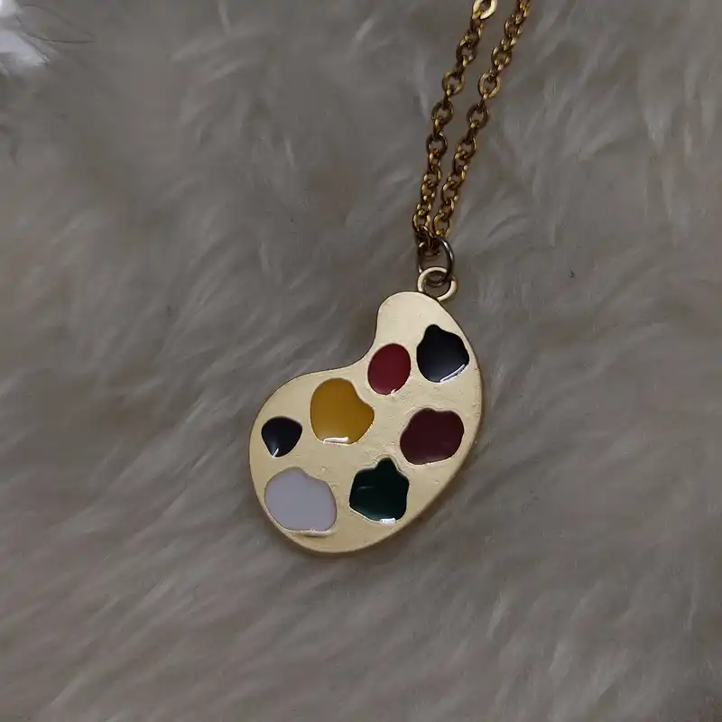 گردنبند دخترانه مدل پالت