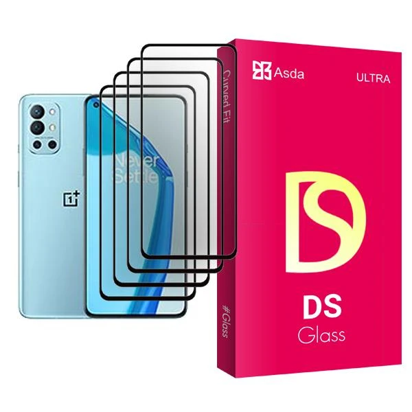 محافظ صفحه نمایش آسدا مدل DS Glass MIX004 مناسب برای گوشی موبایل وان پلاس 9R بسته چهار عددی