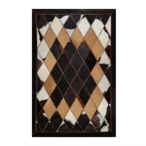 کلاژ فرش پوست و چرم کمالی مدل AD-0403