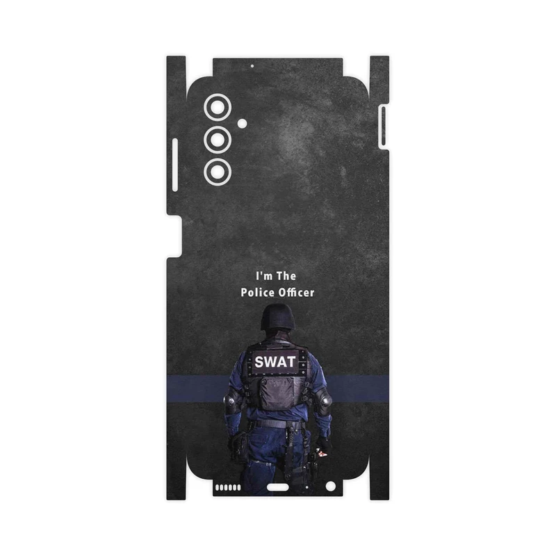 برچسب پوششی ماهوت مدل Police Officer-FullSkin مناسب برای گوشی موبایل سامسونگ Galaxy M13 (India)
