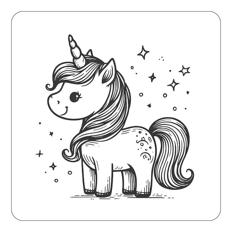 مگنت کاکتی طرح اسب تک شاخ و یونیکورن مدل mp31373