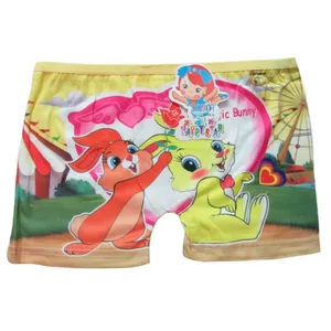 شورت دخترانه مدل خرگوش رنگ زرد