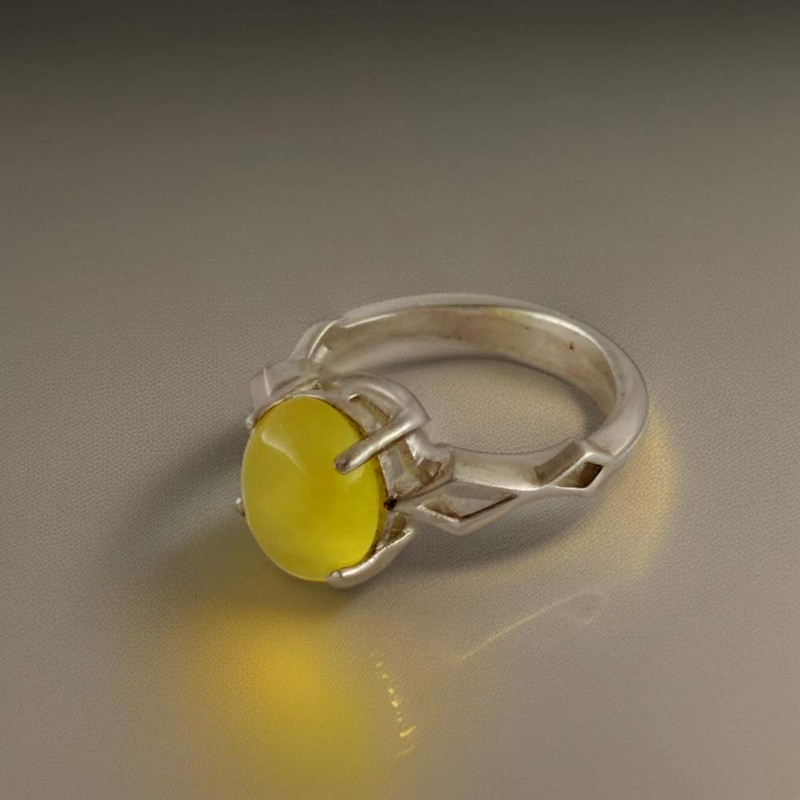 انگشتر نقره زنانه ملک زیور مدل عقیق زرد شرف الشمس کد 41 انگشتر نقره زنانه ملک زیور مدل عقیق زرد شرف الشمس کد 41