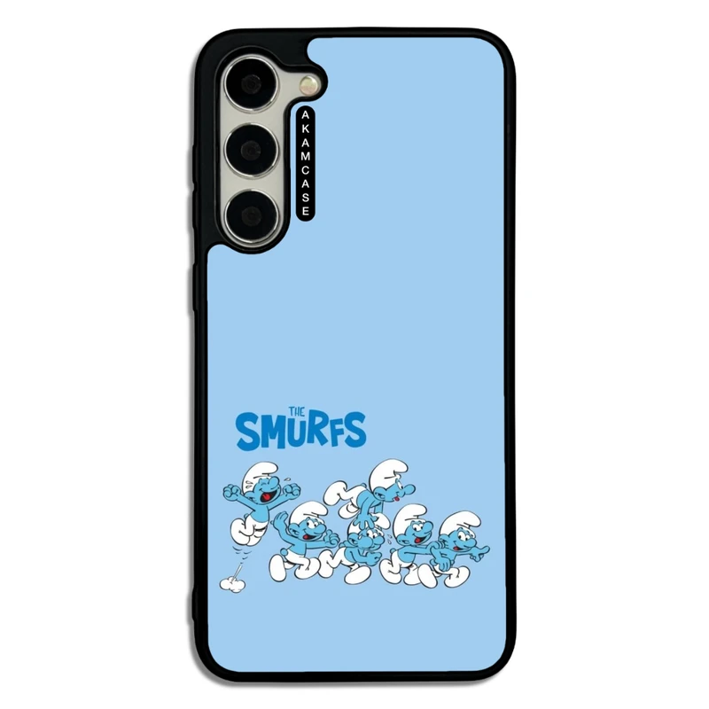 کاور آکام مدل AMC-WSGS23P-SMURFS-27 مناسب برای گوشی موبایل سامسونگ Galaxy S23 Plus