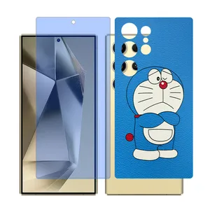 Glass Together model Matte anti-blue screen protector for Samsung Galaxy S22 Ultra mobile phone with back cover sticker
