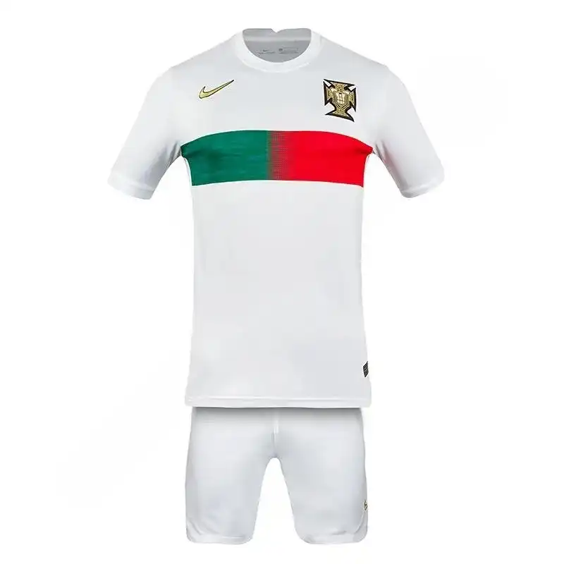 ست تی شرت و شلوارک ورزشی مردانه مدل دوم تیم ملی پرتغال کد NK-5712