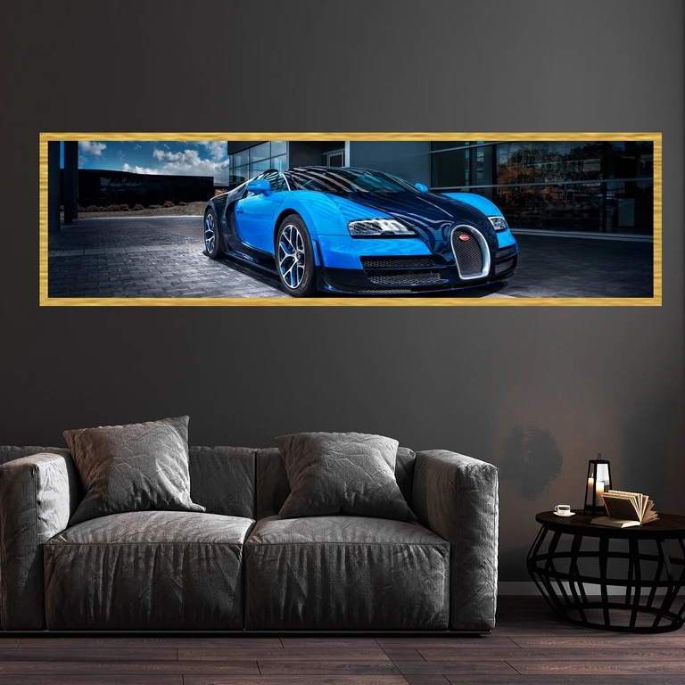 تابلو بکلیت طرح ماشین لاکچری بوگاتی مدل T-7847