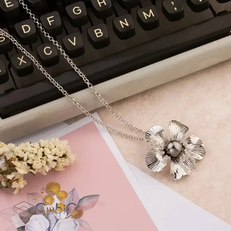 گردنبند زنانه کوبیک مدل QN-101249
