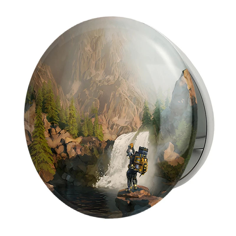 آینه جیبی خندالو طرح بازی دث استرندینگ (Death Stranding) مدل تاشو کد 35146