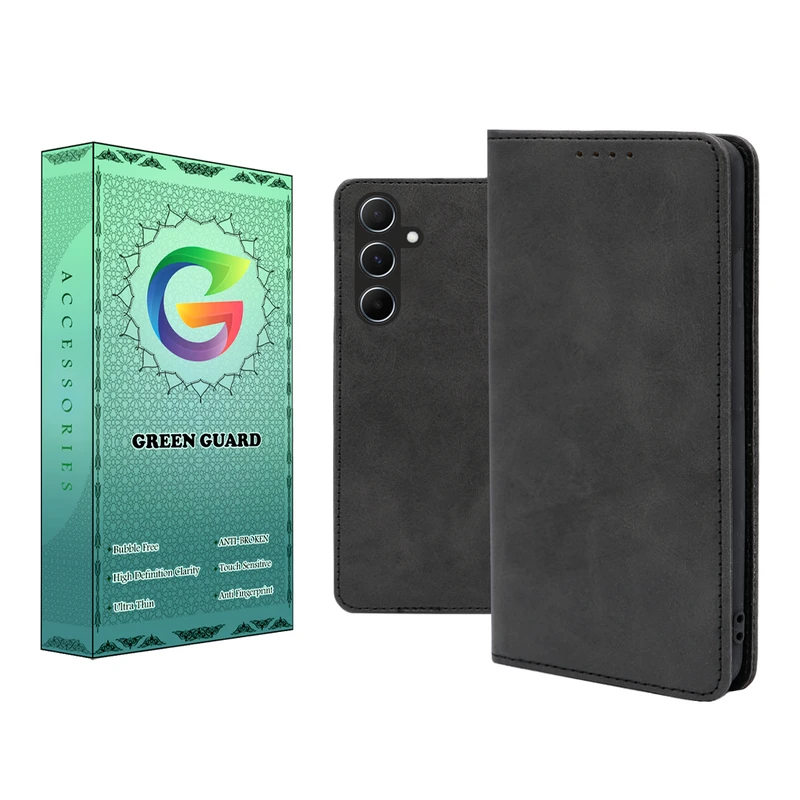  کیف کلاسوری گرین گارد طرح چرمی مدل Bitta مناسب برای گوشی موبایل سامسونگ Galaxy A55