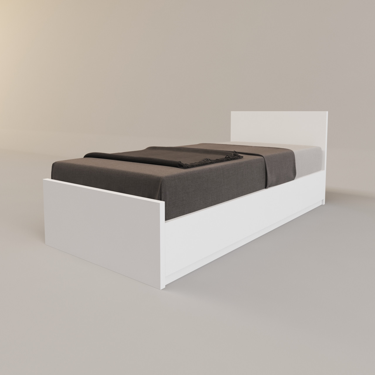 تخت خواب یک نفره اعیان مدل FH273 سایز 90x200 سانتی متر