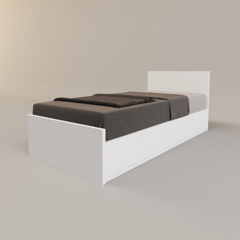 تخت خواب یک نفره اعیان مدل FH273 سایز 90x200 سانتی متر