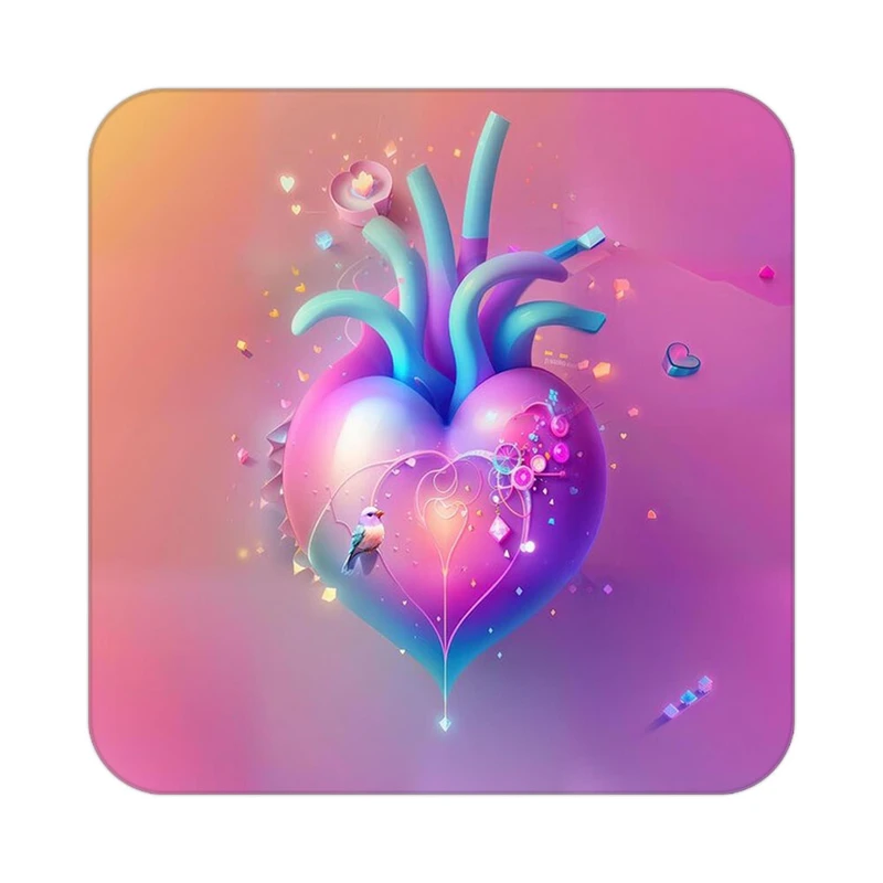 زیر لیوانی کاکتی مدل عاشقانه کد mp11323