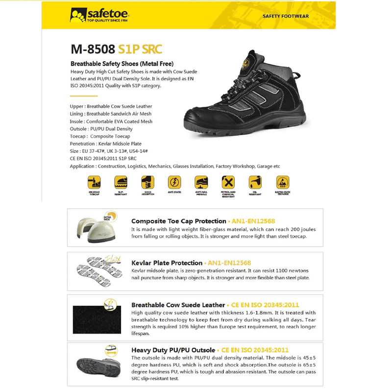 کفش ایمنی سیف تو مدل مهندسی اسپرت BEST CLIMBER