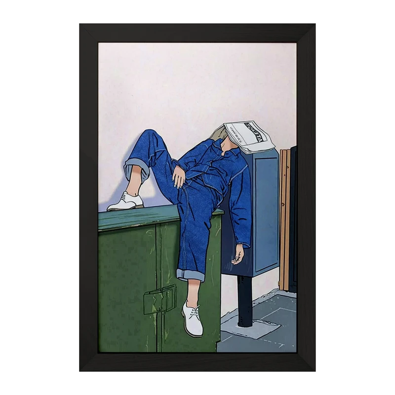 تابلو خندالو مدل دخترانه مینیمال کد F3250