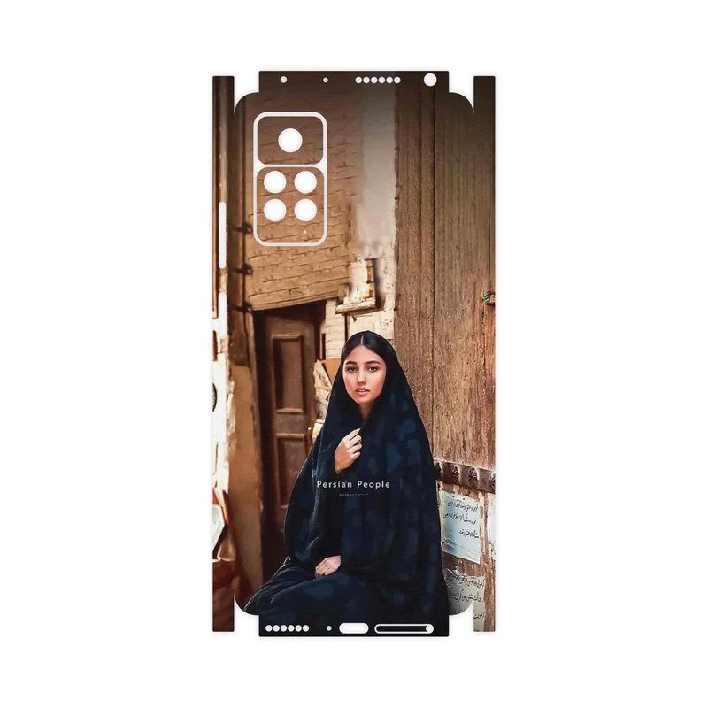 برچسب پوششی ماهوت مدل Portrait of an Iranian Woman-FullSkin مناسب برای گوشی موبایل شیائومی Redmi Note 11 Pro 5G